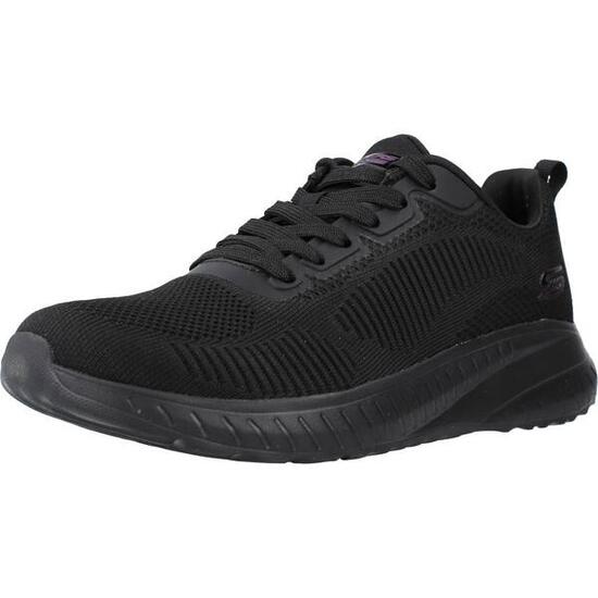 Zapatillas Skechers Bobs Squad Chaos-Face Off, Negro, Mujer