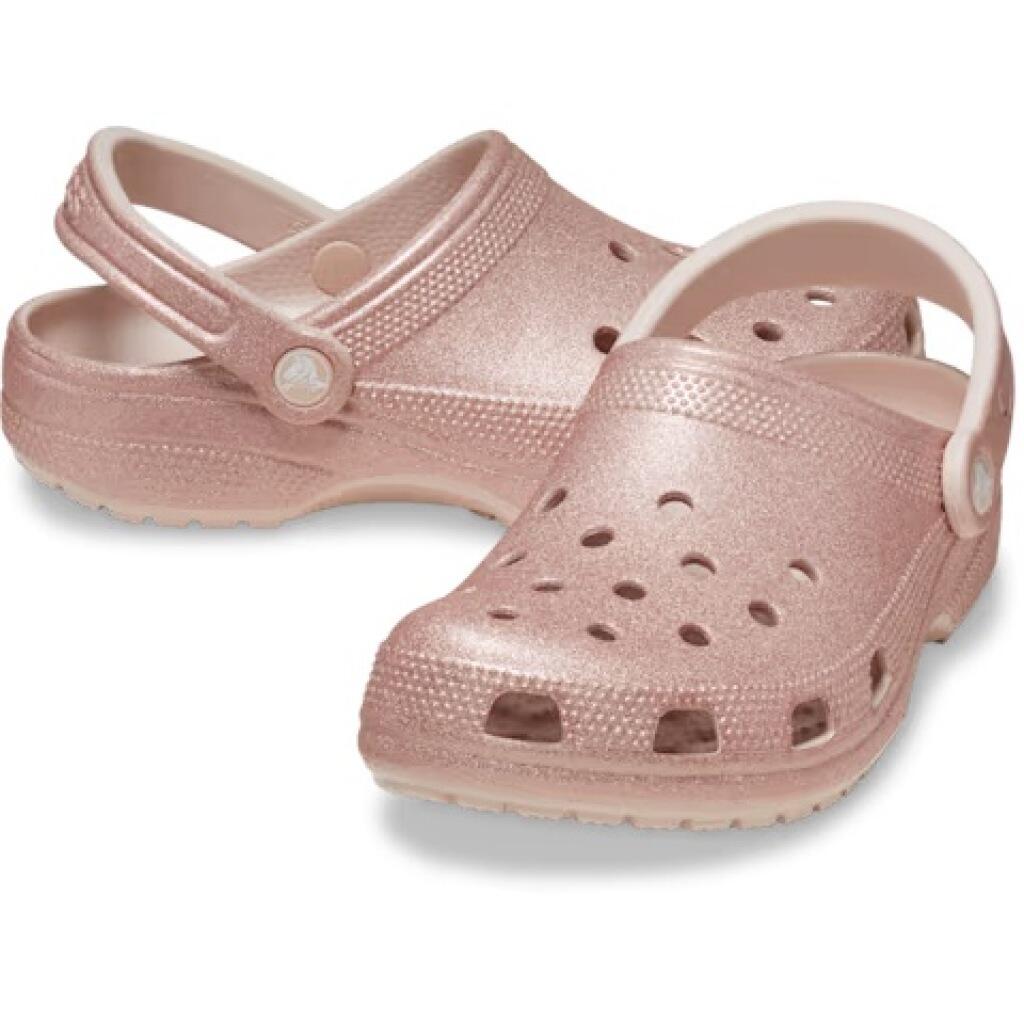 Crocs Damen Schuhe Classic Glitter Clog 205942 2/7