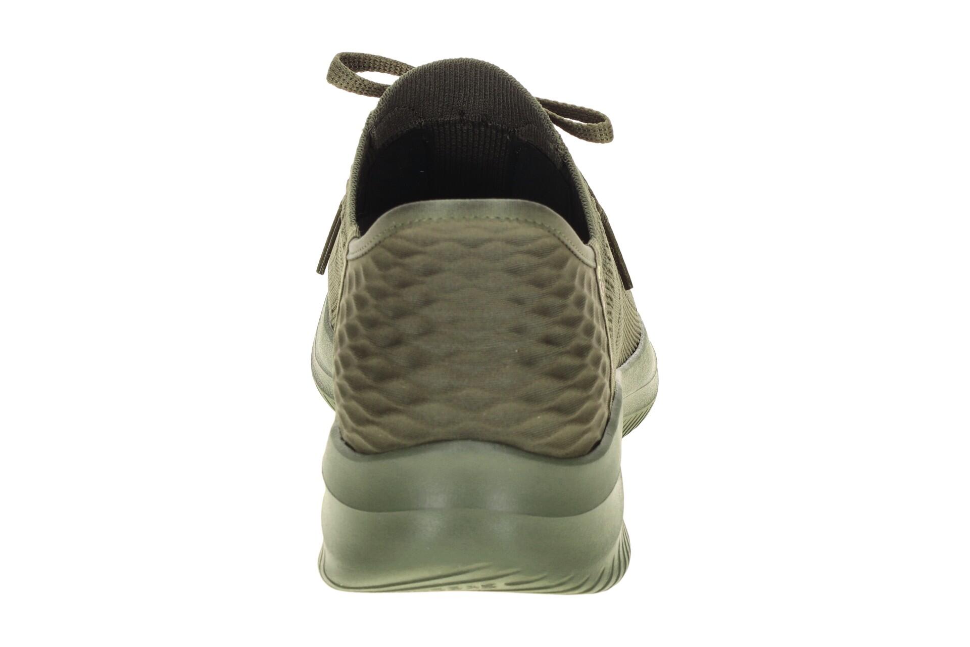 Skechers Ultra Flex Slipper Schuhe grün olive SLIP-INs 150447 5/7