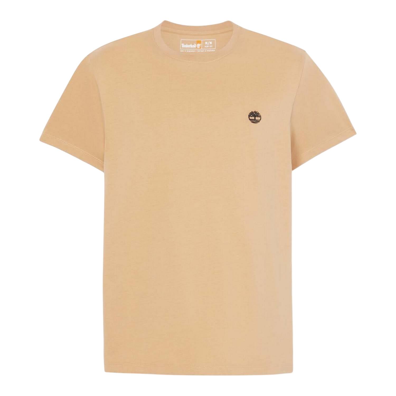 Timberland Mens Oyster River Logo Short-Sleeved T-Shirt