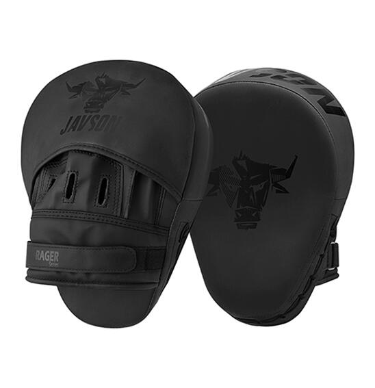 Javson Boxing Focus Pads Curved Kickboxing MMA Sparring Training - Black