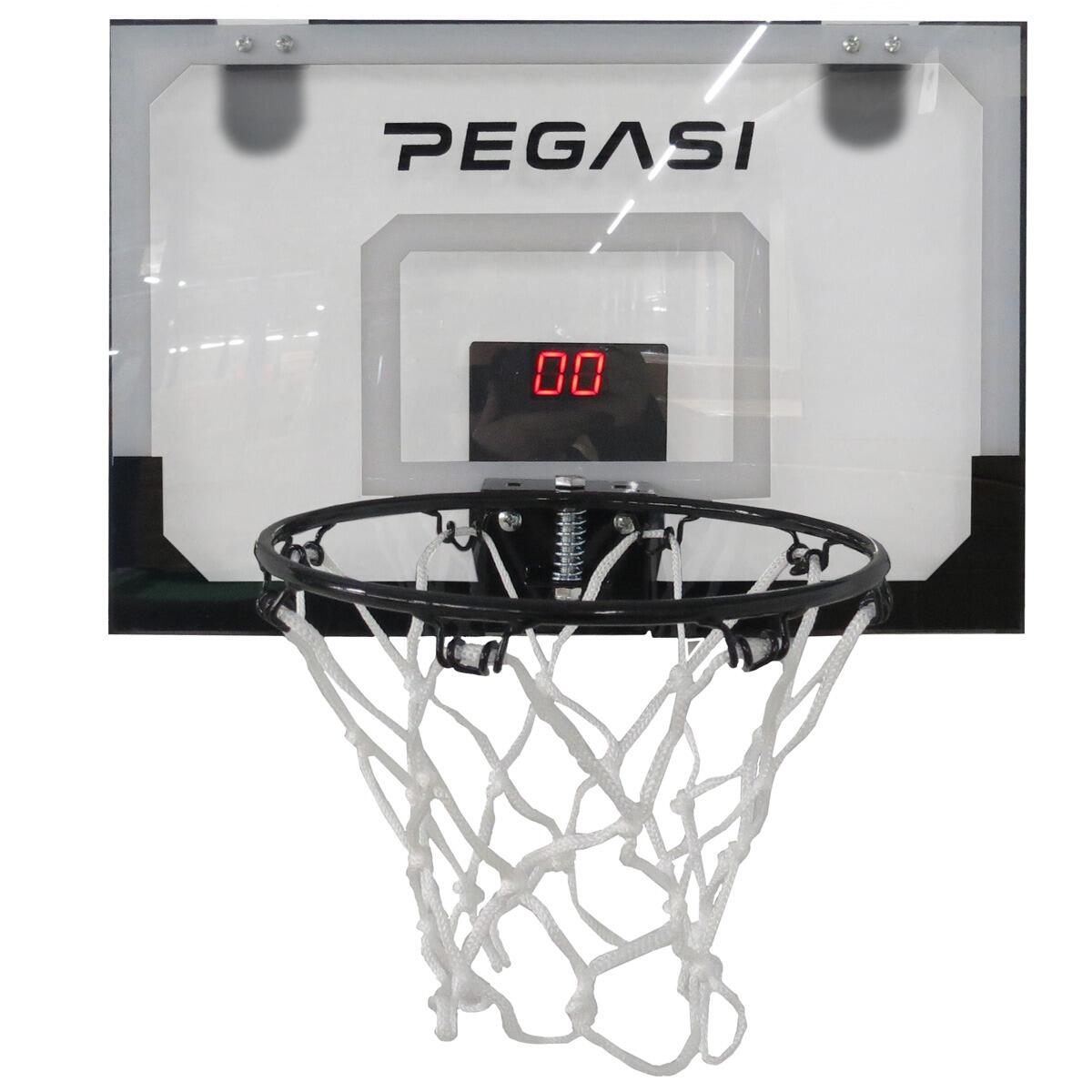 Pegasi Mini-Basketball-Rückwand mit Tür LED 45x30cm 3/5