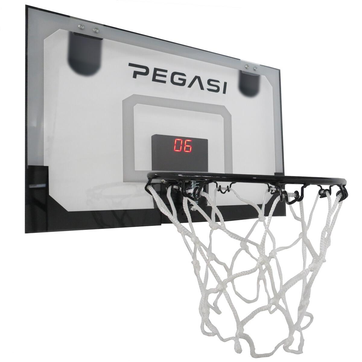 Pegasi Mini-Basketball-Rückwand mit Tür LED 45x30cm 2/5