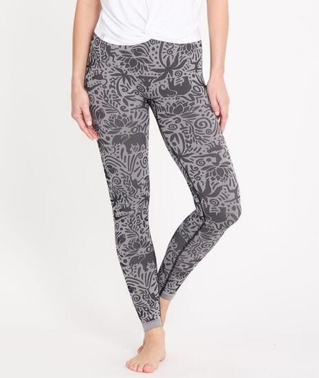 CHAVARA - Legging jaquards en matières recyclées