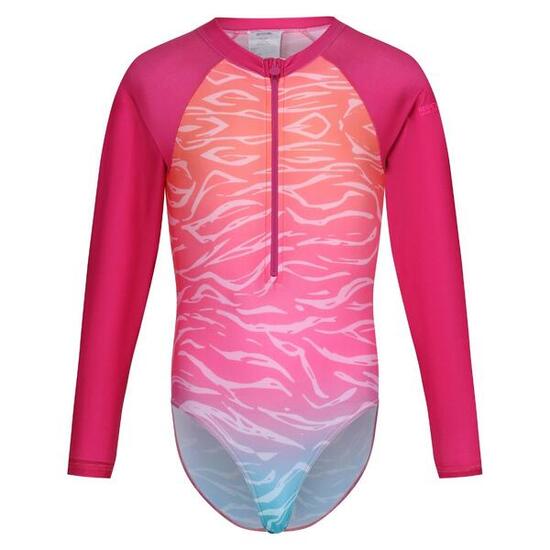 Einteiliger Badeanzug mit langen Ärmeln für Kinder Regatta