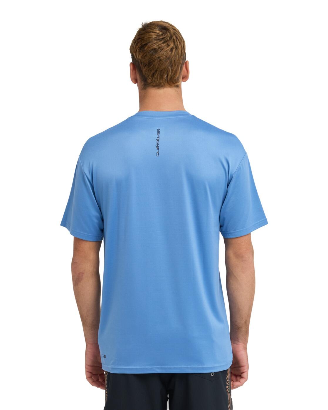 T-shirt de surf à manches courtes UPF50 EVERYDAY SURF Bleu Homme 4/4
