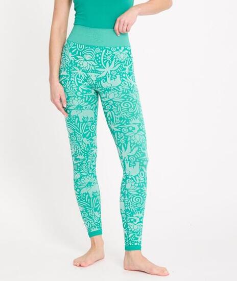 CHAVARA - Legging jaquards en matières recyclées