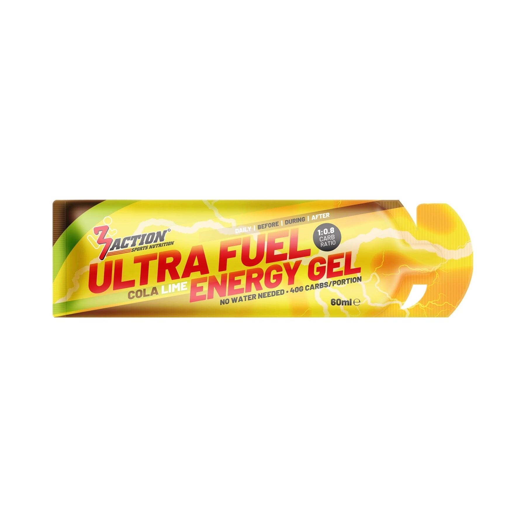 Gel Énergétique Ultra Fuel 3Action Cola Citron Vert 15 x 60ml 2/3