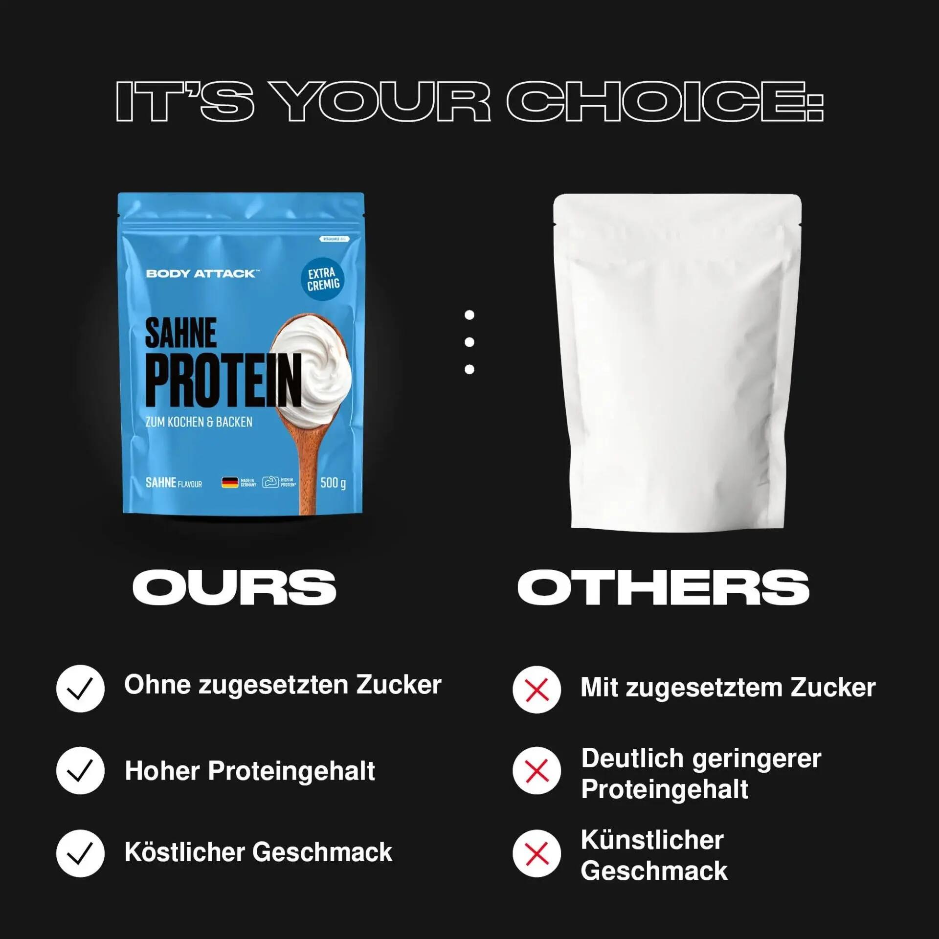 Body Attack Cream Protein 500g 6/7