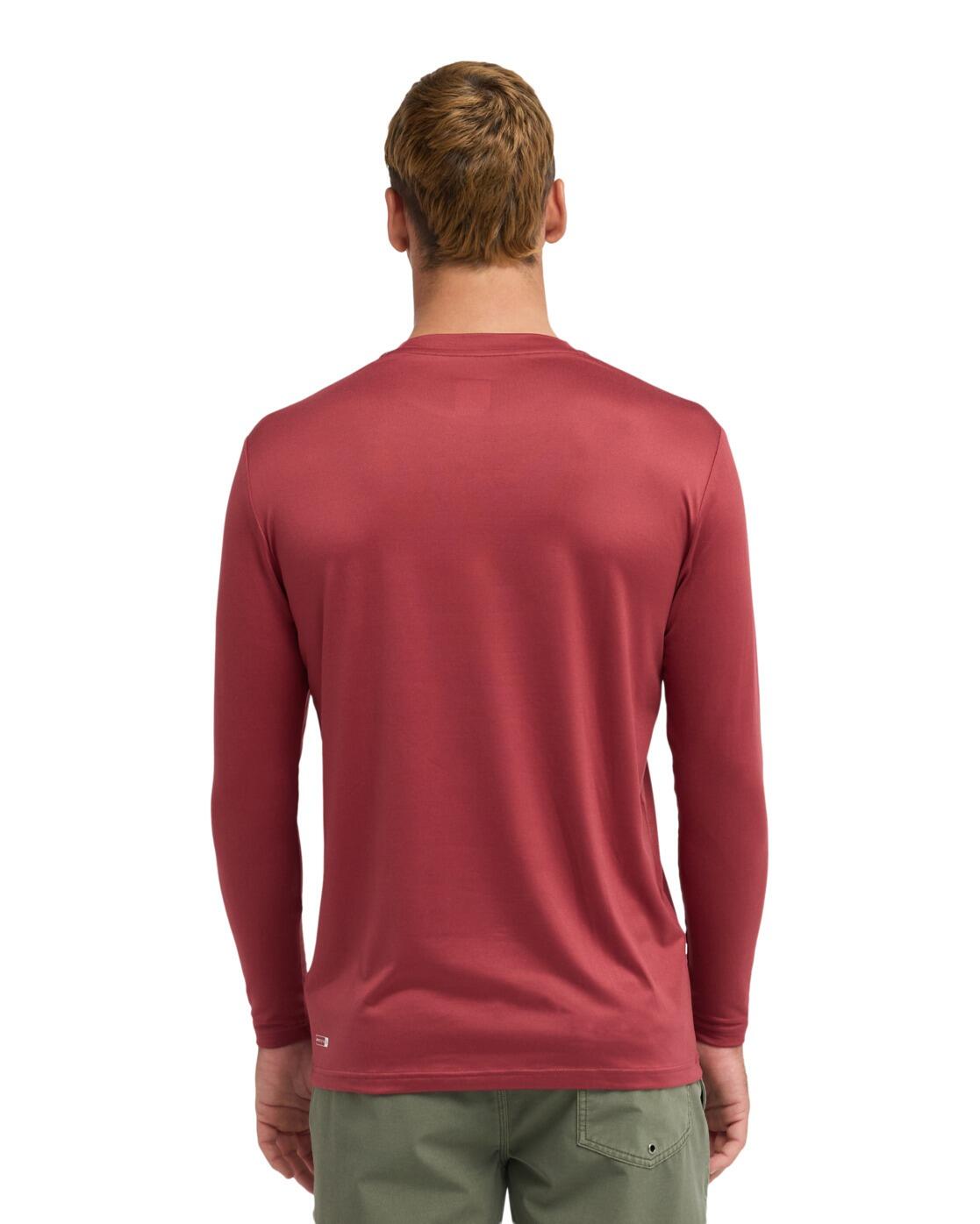 Camiseta de Surf de Manga Larga con UPF 50 DNA SURF Rojo Hombre 4/4