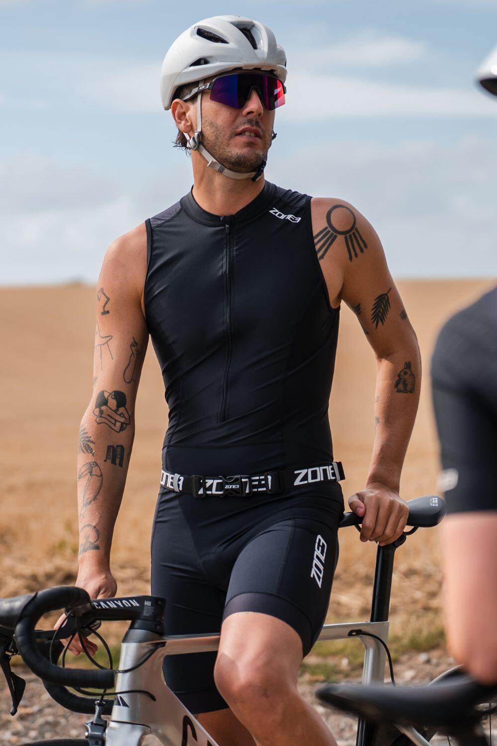 Kombinezon triathlonowy męski ZONE3 Activate+ Sleeveless Trisuit 4/6