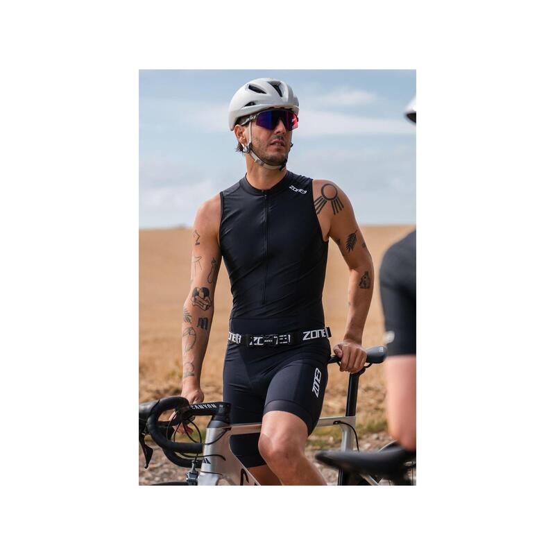 Costum de triatlon pentru bărbați ZONE3 Activate+ fără mâneci