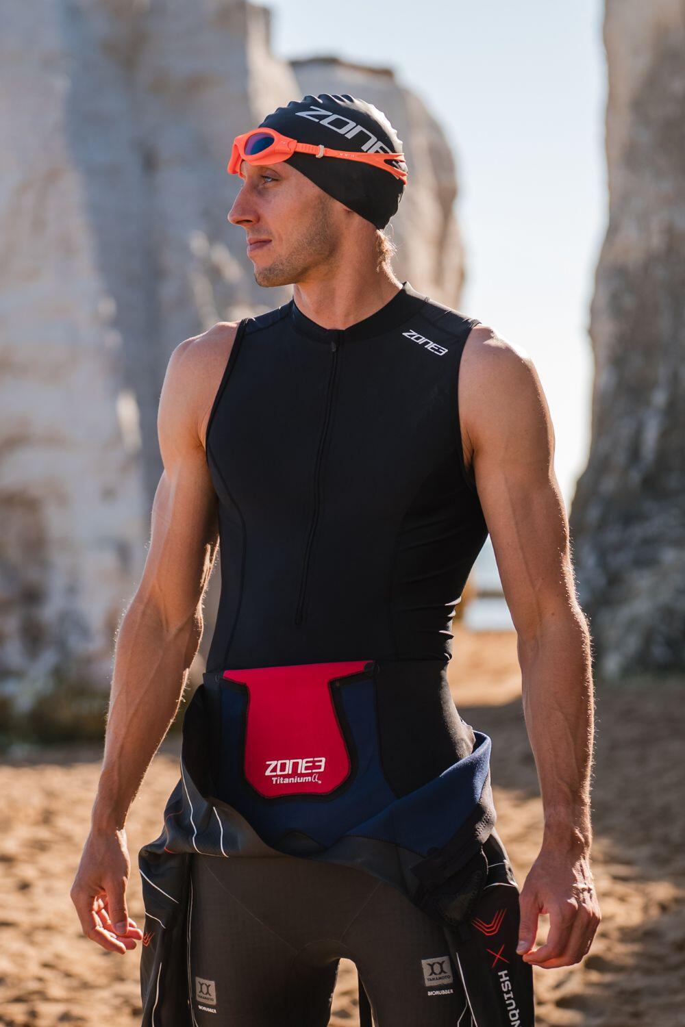 Kombinezon triathlonowy męski ZONE3 Activate+ Sleeveless Trisuit 6/6