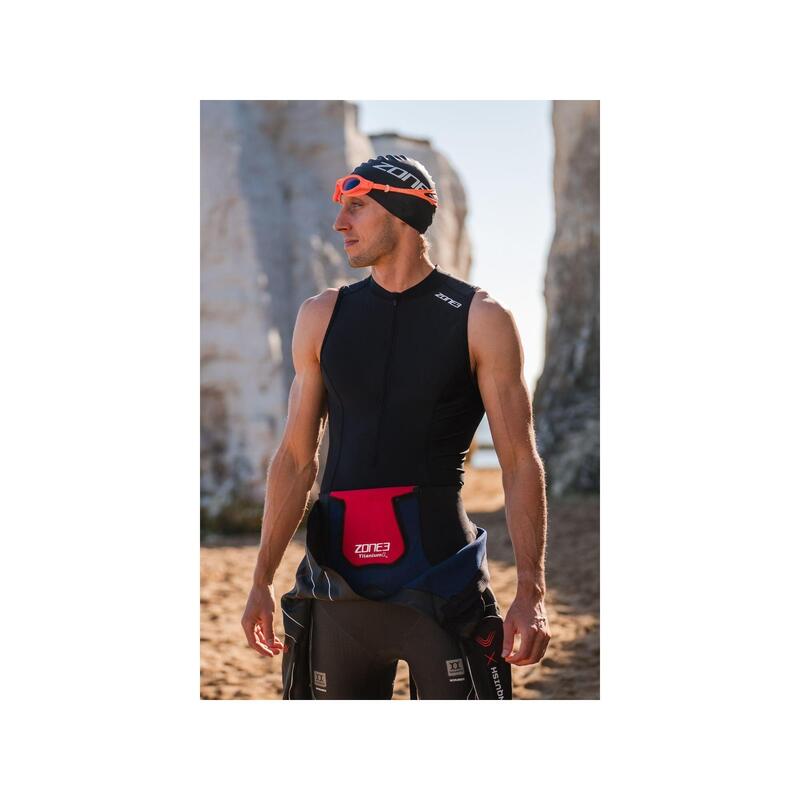 Costum de triatlon pentru bărbați ZONE3 Activate+ fără mâneci