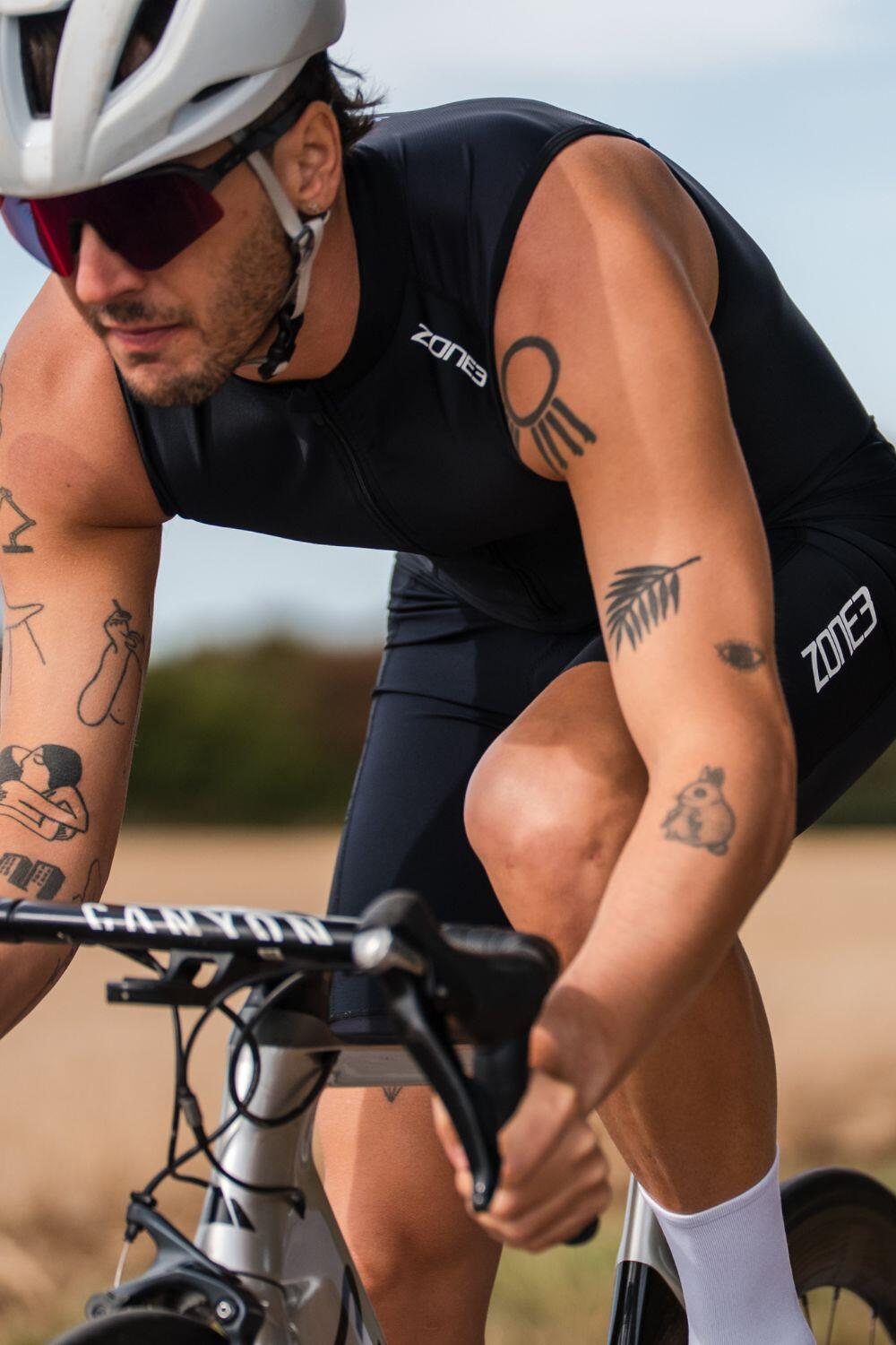 Kombinezon triathlonowy męski ZONE3 Activate+ Sleeveless Trisuit 5/6
