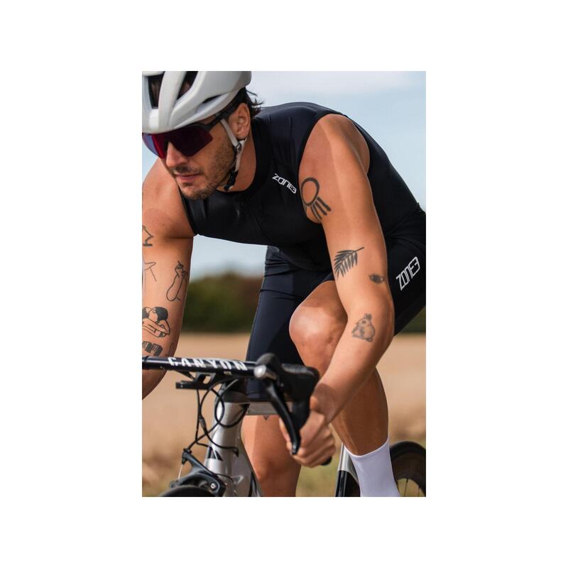Costum de triatlon pentru bărbați ZONE3 Activate+ fără mâneci