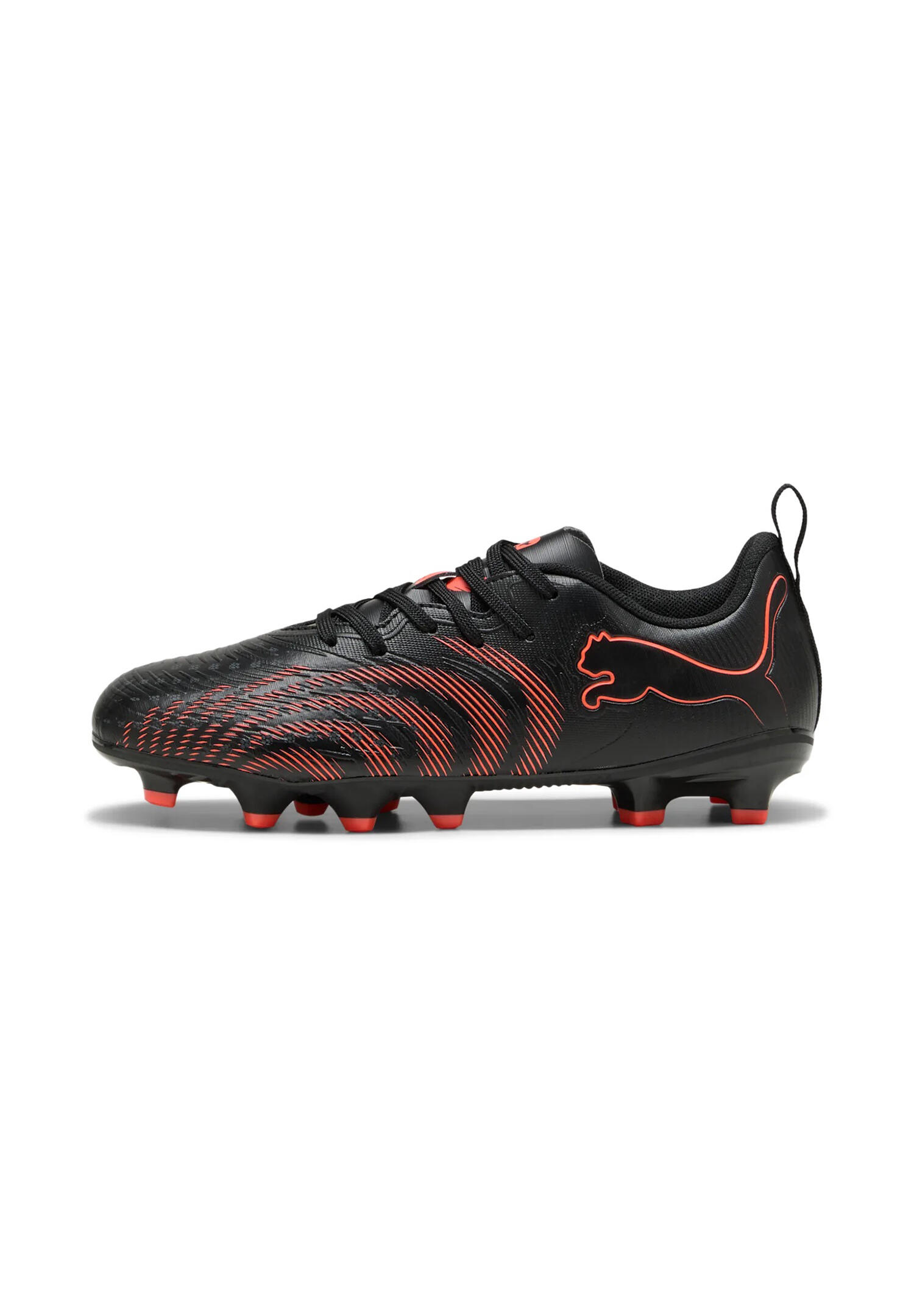 PUMA FUTURE 9 PLAY IT JR Fußballschuhe 108723 02 Puma Black Glowing red  Gray 5/7