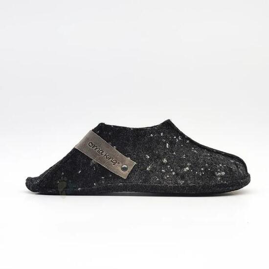 OmaKing Zapatillas Slip-On Negro - Talla 35-36