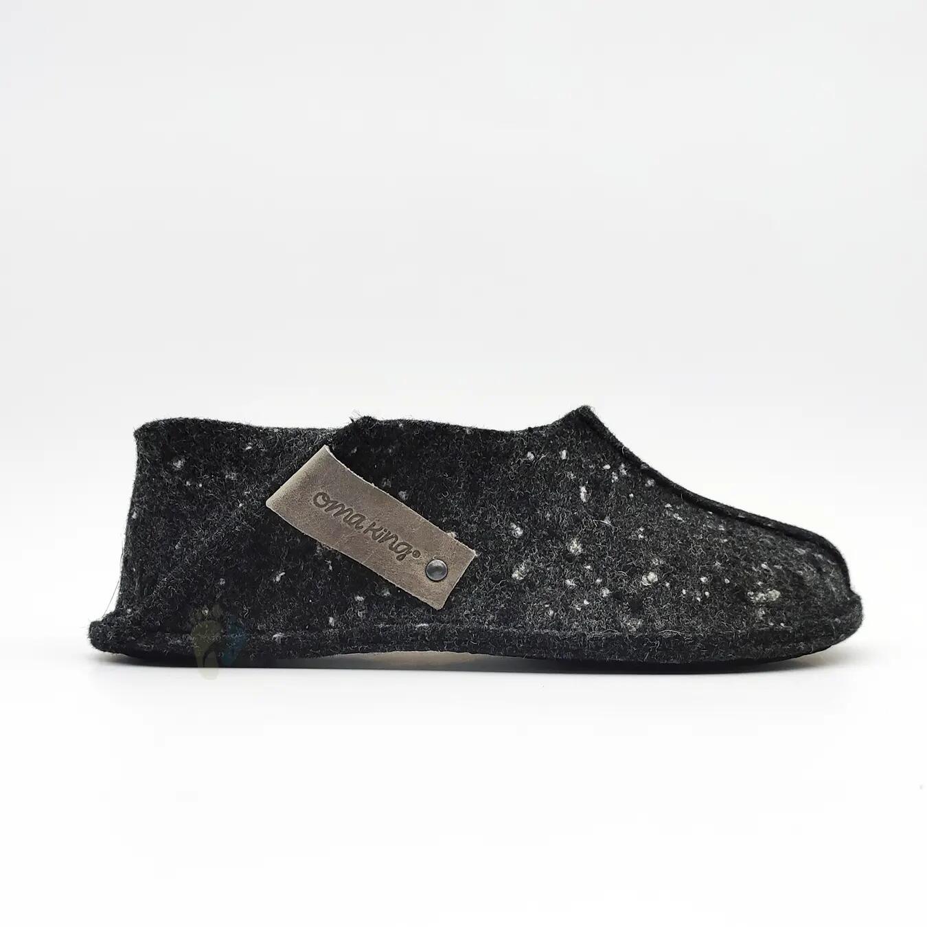 OmaKing Zapatillas Slip-On Negro - Talla 43-44 4/7