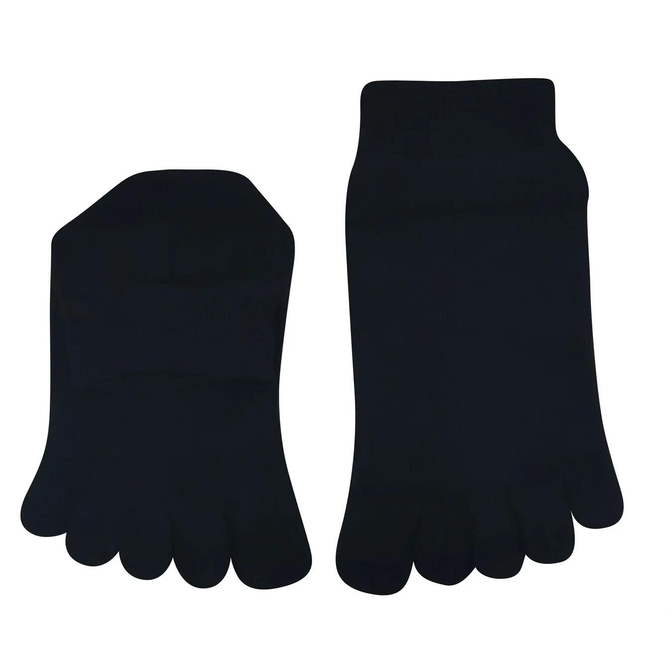 Boma Calcetines de Dedos Bajos Negro Bambú - Talla 42-46 2/2