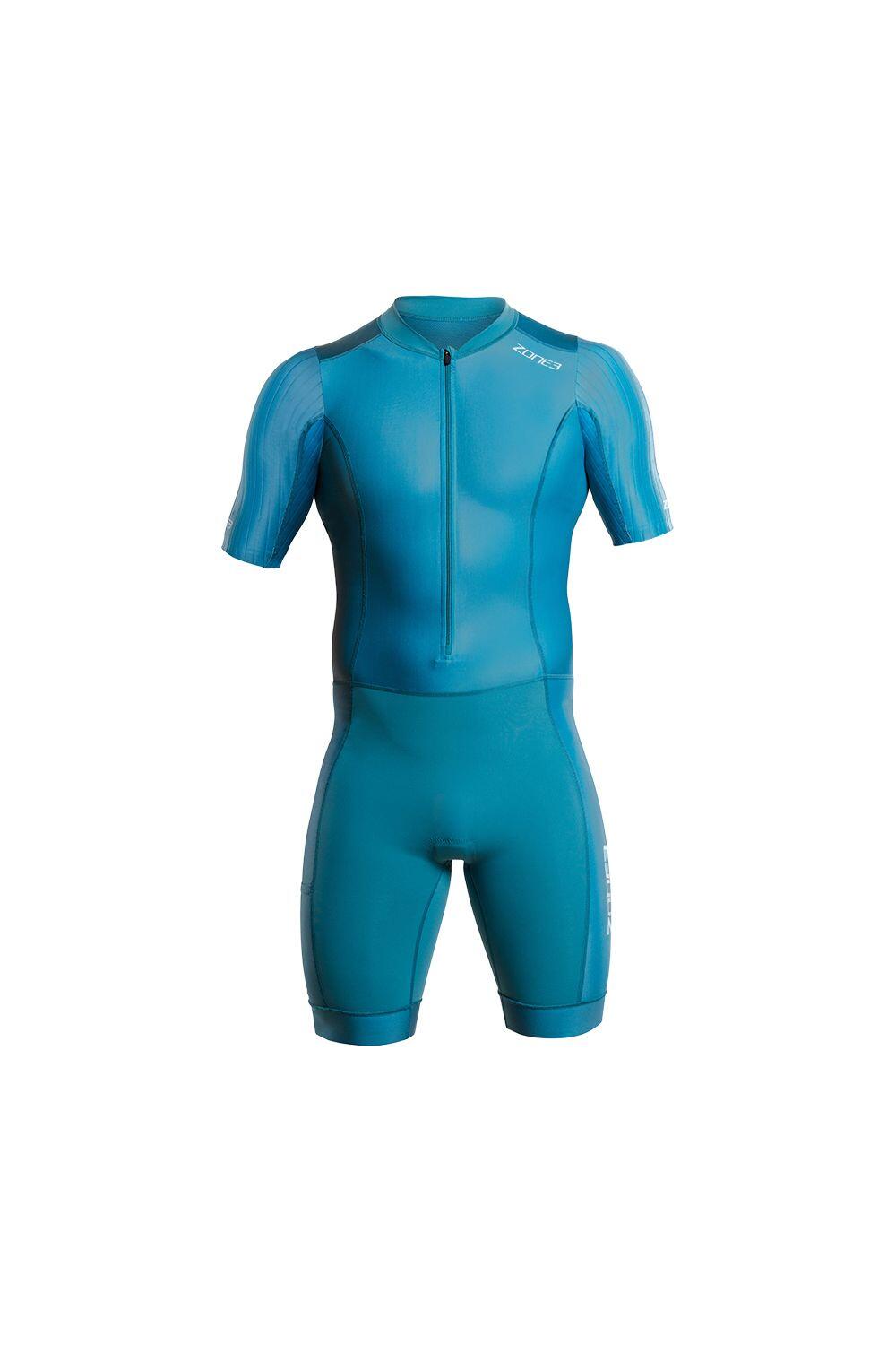 Trifonction Activate+ Manches Courtes Femme - Bleu/Vert - XS 2/7