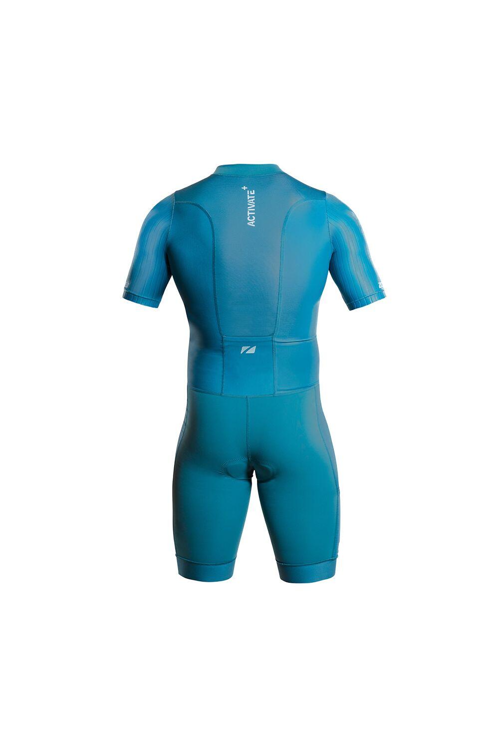 Trifonction Activate+ Manches Courtes Femme - Bleu/Vert - XS 3/7