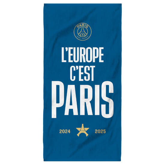 Serviette de bain 75x150 cm 100% coton football Paris - Nation