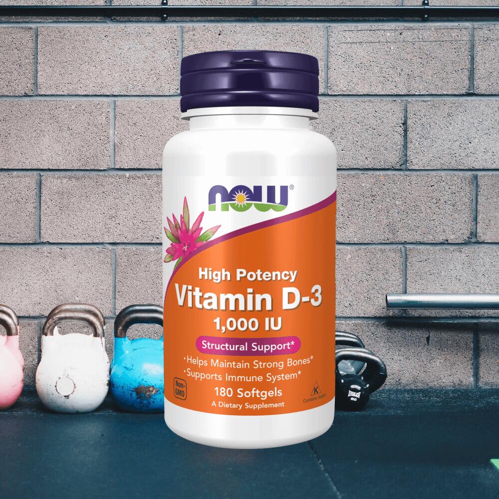 Now Foods Vitamin D3 1000IU (180) Standard - Vitamines, minéraux et santé 2/5
