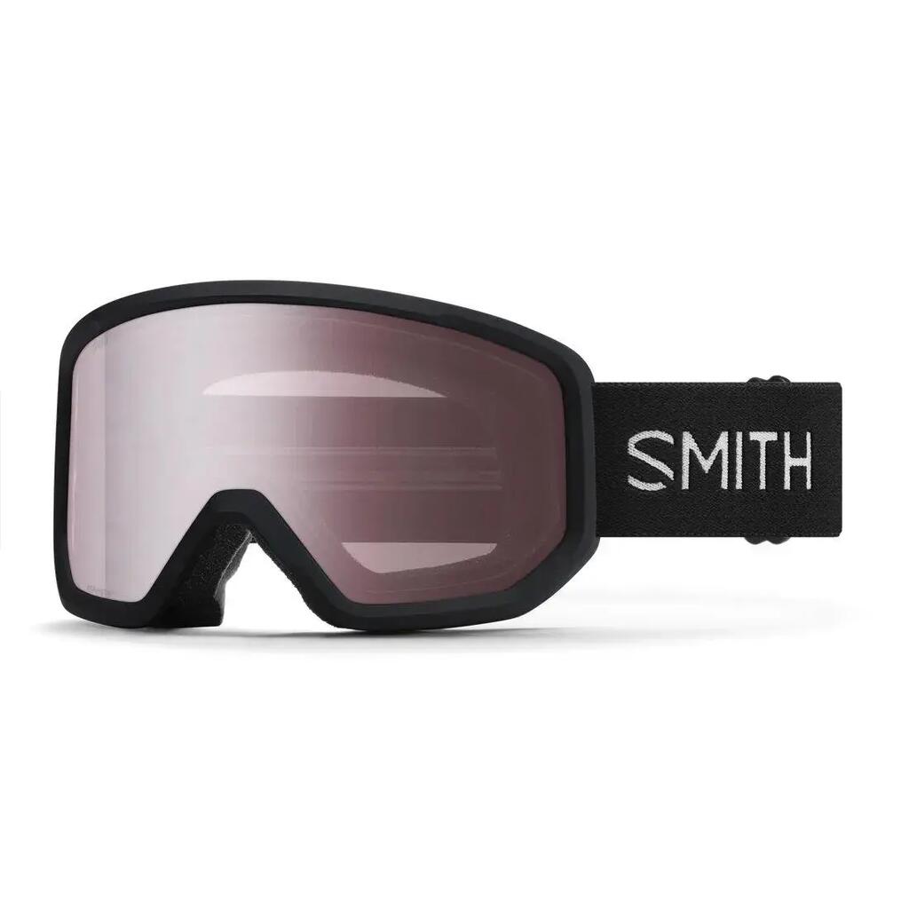 Smith Transfer Ski Goggles — Black Frame, Ignitor Mirror Lens — Unisex.