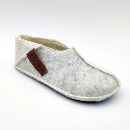 OmaKing Zapatillas Slip-On Forro Blanco - Talla 35-36
