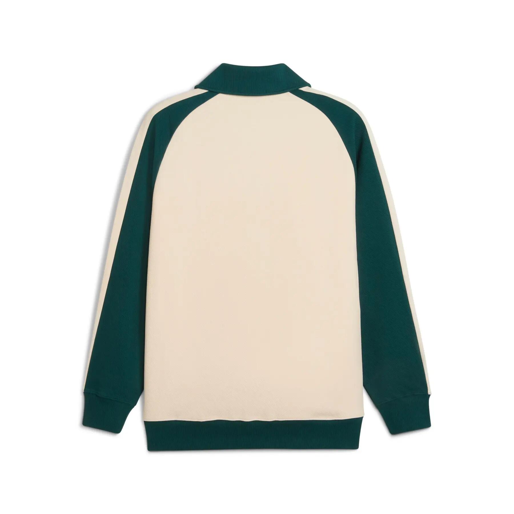 Veste de survêtement Puma T7 Relaxed Wing Collar Jacquard Track DK 2/7