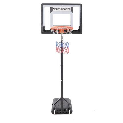 Panier de Basket CITYSPORTS Réglable 155-210cm Portable