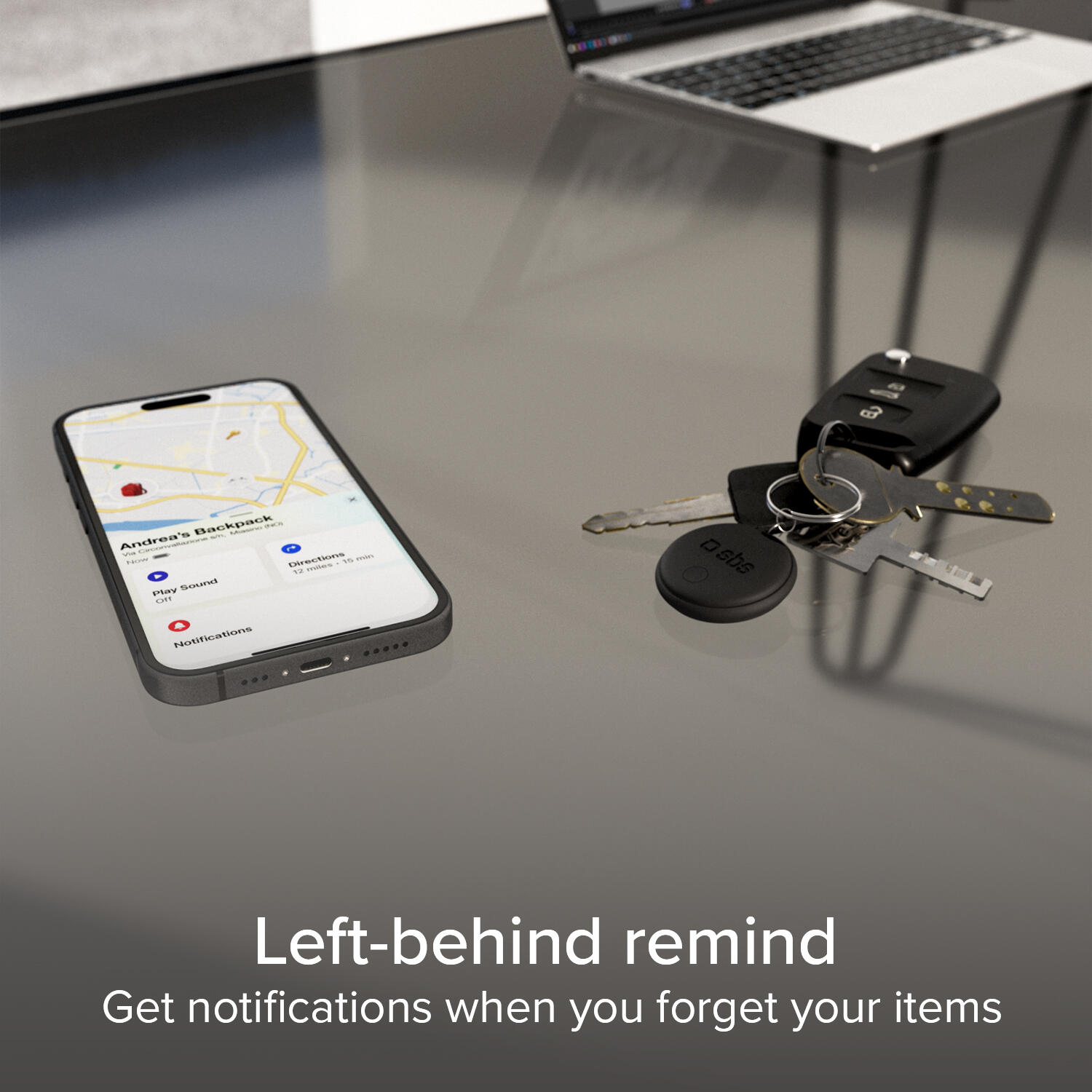 Localizzatori Tracker Wireless compatibili con Apple Find My e Google Find Hub 7/7
