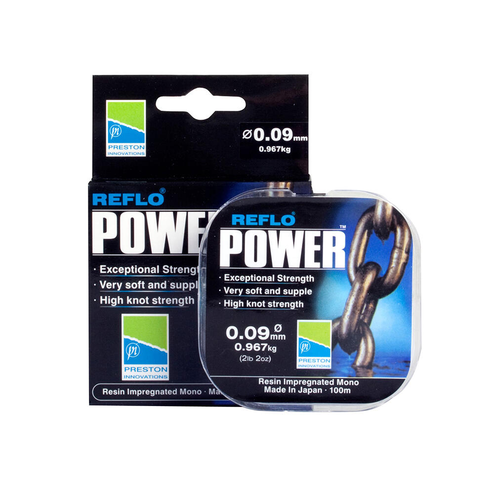 PRESTON INNOVATIONS Pě fishingový nylon Preston reflo power