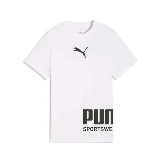 PUMA weisses Kinder-T-Shirt 692535-02