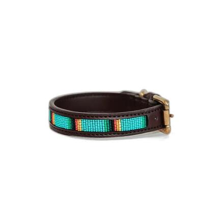 Hundehalsband mit handgemachten Perlen Kentucky