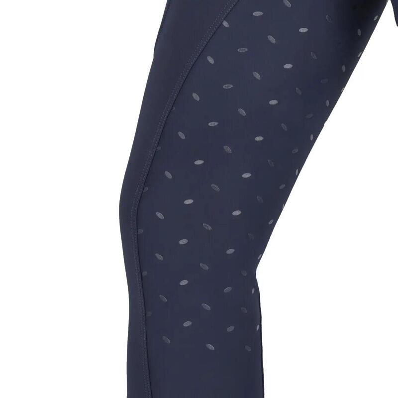 Pantaloni echitație QHP Lymee cu grip complet pentru femei