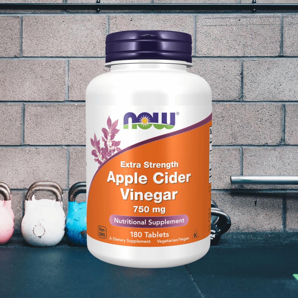 Now Foods Apple Cider Vinegar 750mg (180 Tabs) Unflavored 4/4