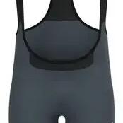 Odlo Zeroweight Grey Bib shorts with suspenders and cargo pockets