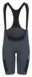 Cuissard court à bretelles et poches Cargo Odlo Zeroweight Gris