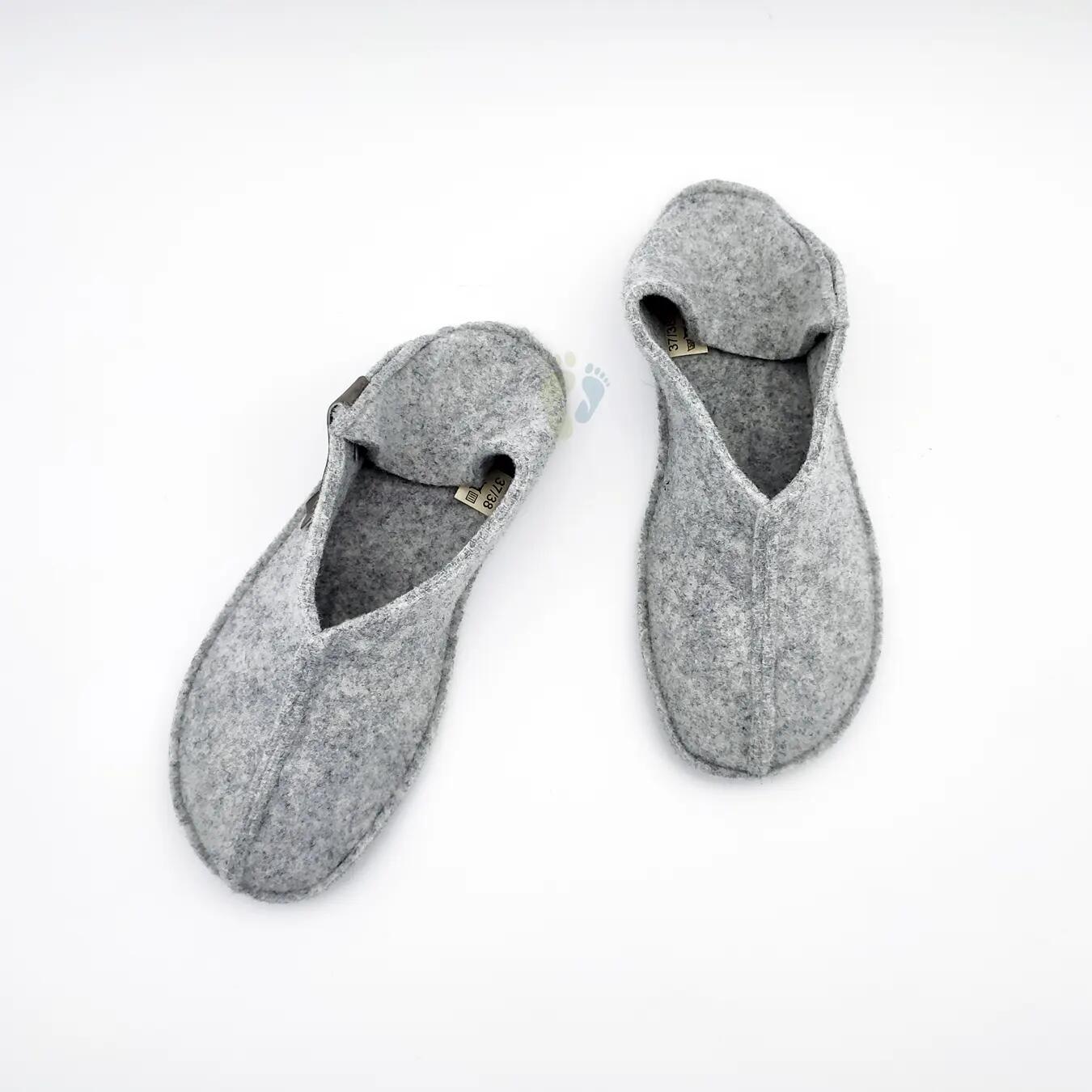 OmaKing Pantufas Slip-On Cinzento - Tamanho 41-42 5/7