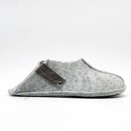 OmaKing Zapatillas Slip-On Gris - Talla 35-36