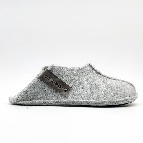 OmaKing Zapatillas Slip-On Gris - Talla 35-36
