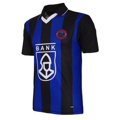 Maglia Retrò - Calcio - Uomo - Club Bruges 1998/99 - Manica Corta - Nera/Blu