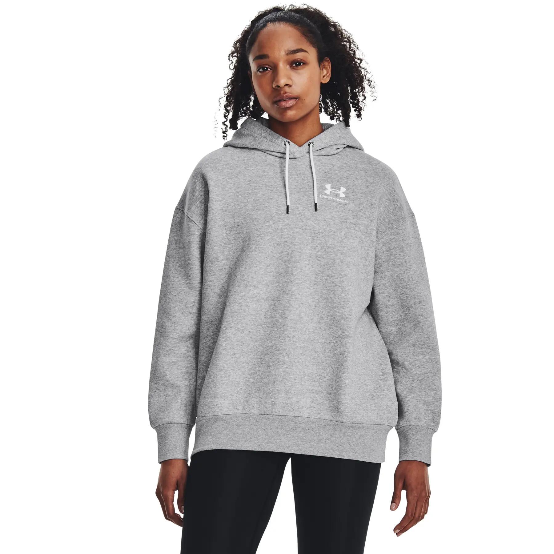 Sweat à capuche femme Under Armour Essential Flc OS 3/6