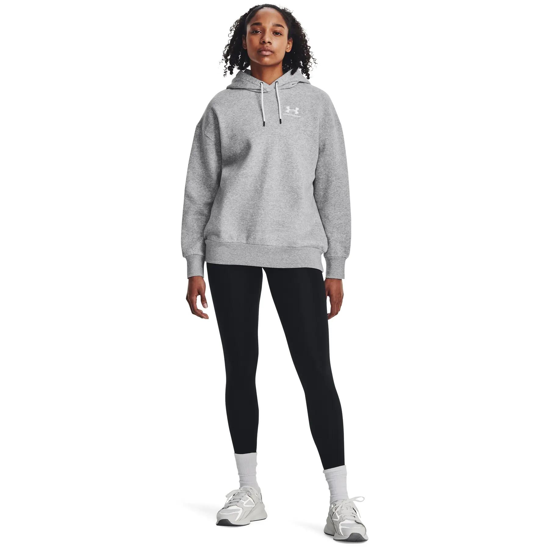 Sweat à capuche femme Under Armour Essential Flc OS 2/6