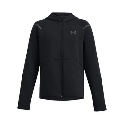 Zipped fleece hoodie voor kinderen under armour unstoppable fleece