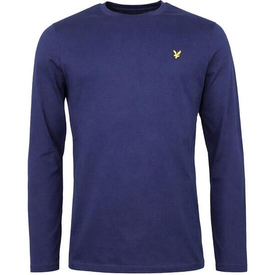 Einfarbiges T-Shirt mit langen Ärmeln Lyle & Scott