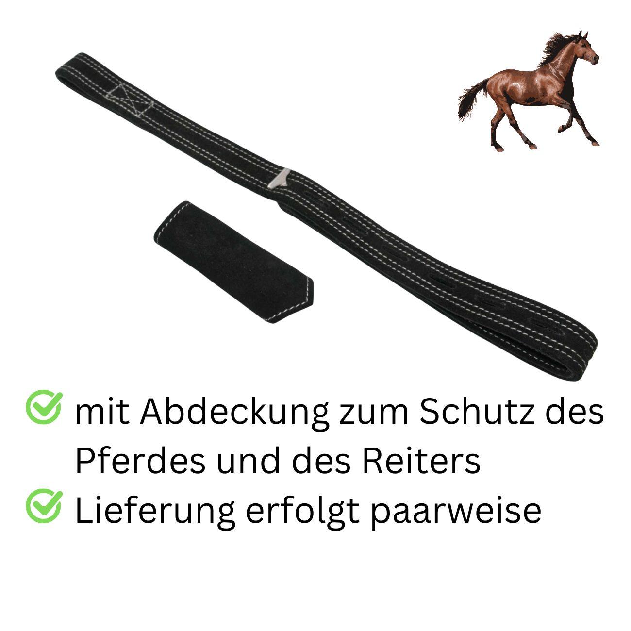 Mono Steigbügelriemen mit T-Haken extra breit = ca. 2,8 cm 2/4