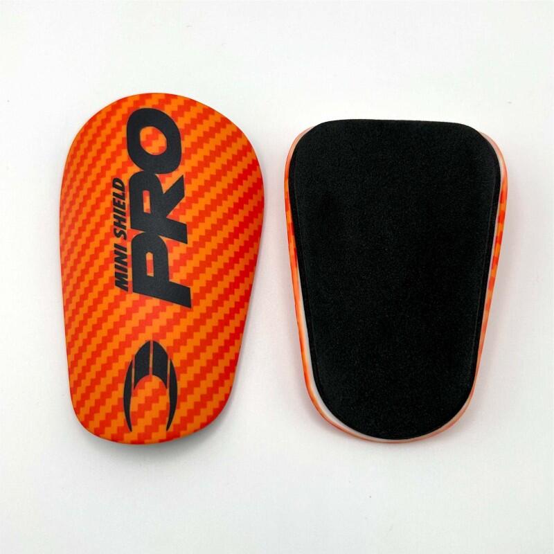 Mini Espinillera de fútbol HO SOCCER para niños y adultos Naranja 2/6